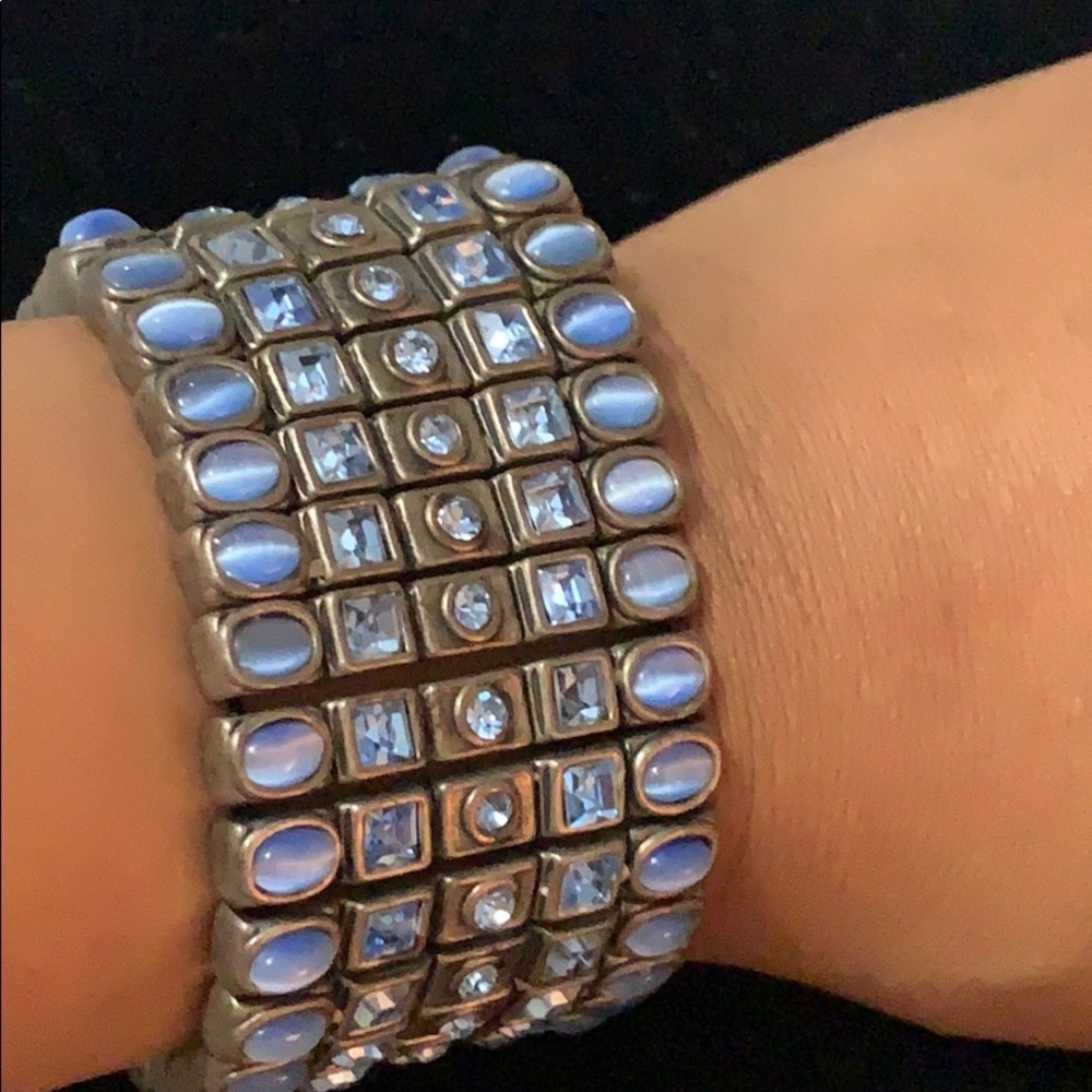 Baby blue bracelet